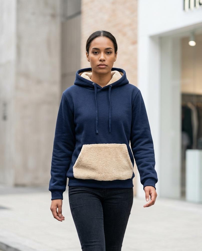 Statement Street - Damer | Gefüttert Langärmlig Hoodie Damen