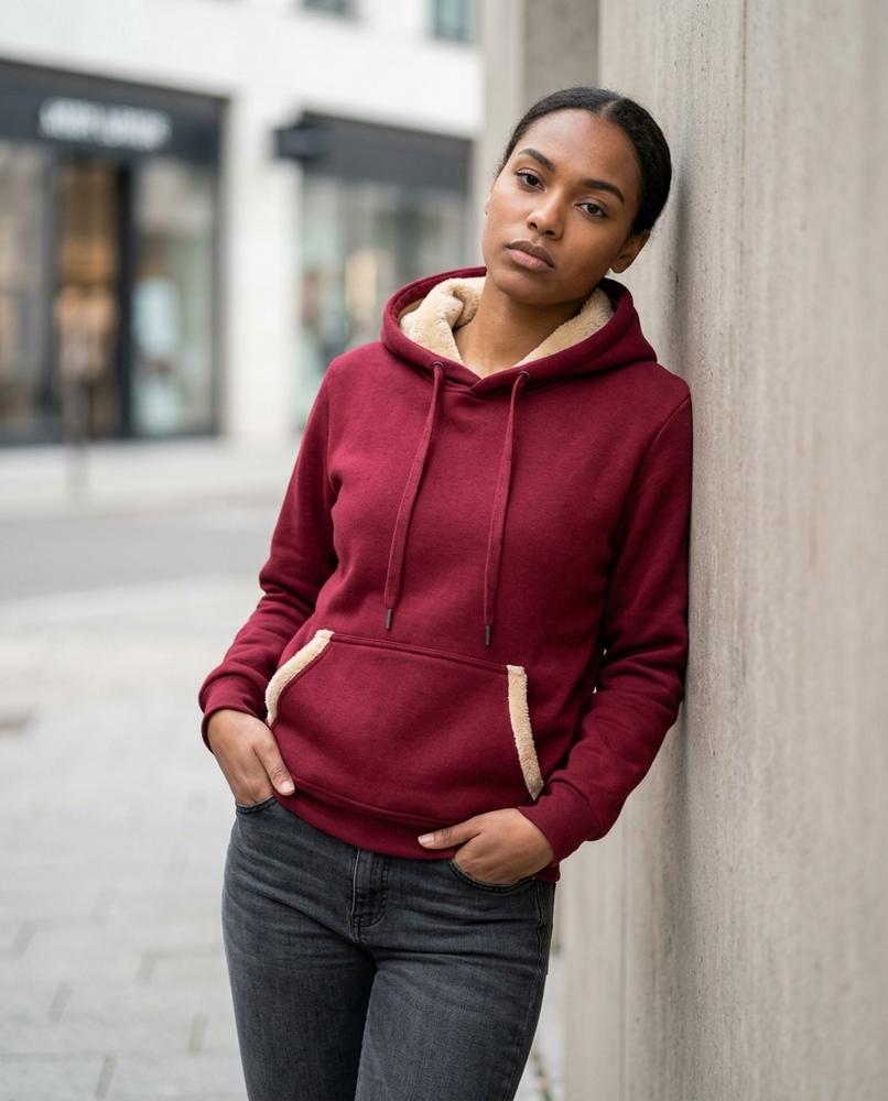 Statement Street - Damer | Gefüttert Langärmlig Hoodie Damen