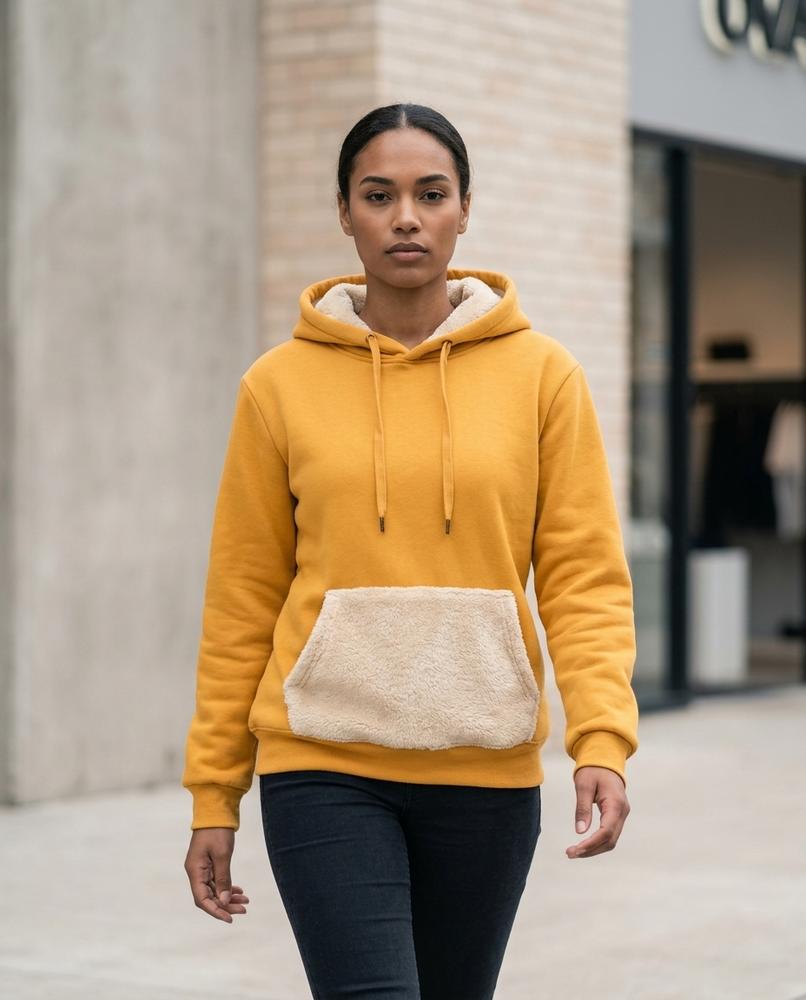 Statement Street - Damer | Gefüttert Langärmlig Hoodie Damen