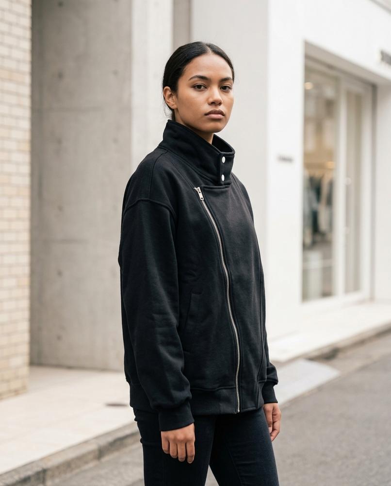 Statement Street - Darev | Asymmetrisch Oversized Jacke Unisex