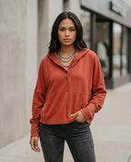 Statement Street - Maken | Weitgeschnittener Strukturierter Hoodie Damen