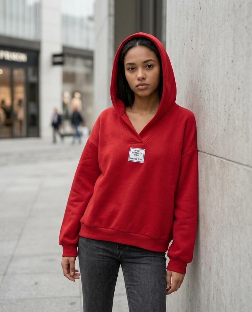 Statement Street - Madan | Oversized Gekragt Hoodie Damen
