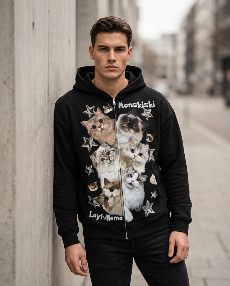 Statement Street - Lamel | Bedruckter Langärmliger Hoodie Unisex