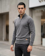 Statement Street - Vaver | Hochgeschlossen Langärmlig Pullover Herren