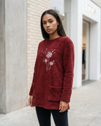 Statement Street - Rodan | Flauschige Langgeschnittene Tunika Damen