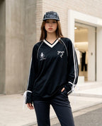 Statement Street - Alram | Langärmliges Besticktes Shirt Damen