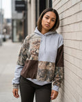Statement Street - Lelan | Gepatchworkter Langärmliger Hoodie Unisex