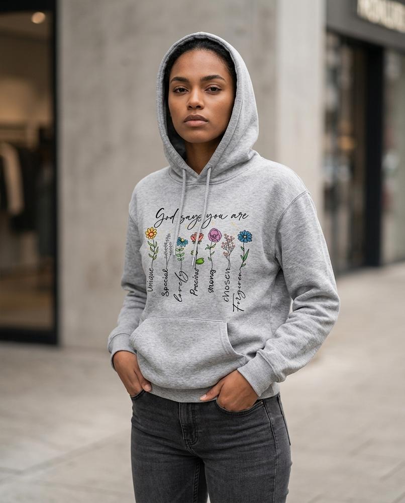 Statement Street - Lyrel | Bedruckter Langärmliger Hoodie Damen