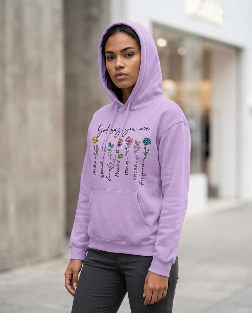 Statement Street - Lyrel | Bedruckter Langärmliger Hoodie Damen