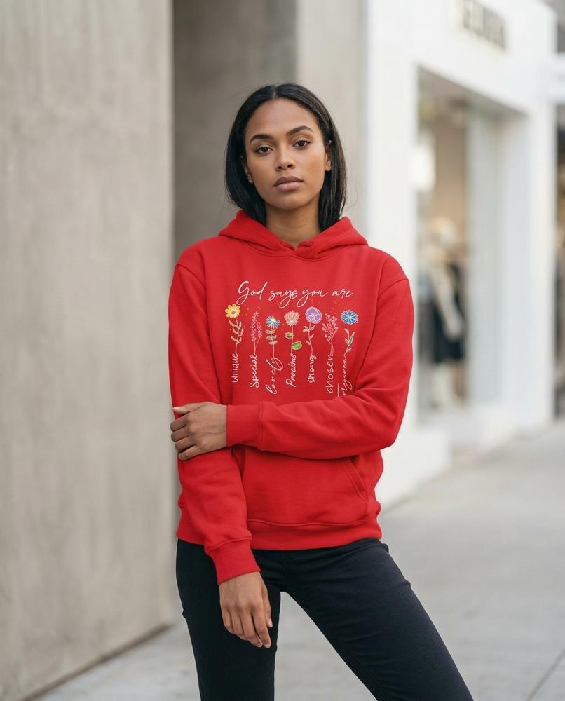 Statement Street - Lyrel | Bedruckter Langärmliger Hoodie Damen