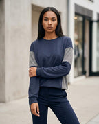 Statement Street - Talor | Gestreift Locker Sweatshirt Damen