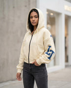 Statement Street - Eltor | Kurzgeschnittener Bedruckter Hoodie Damen