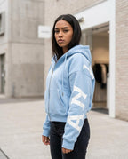 Statement Street - Eltor | Kurzgeschnittener Bedruckter Hoodie Damen