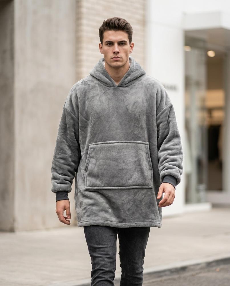 Statement Street - Aldar | Plüschiger Oversized Hoodie Unisex