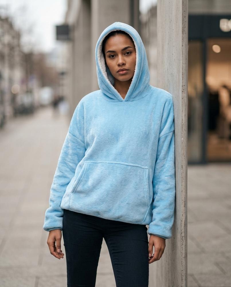 Statement Street - Aldar | Plüschiger Oversized Hoodie Unisex