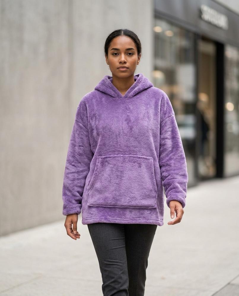 Statement Street - Aldar | Plüschiger Oversized Hoodie Unisex