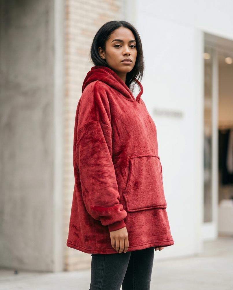 Statement Street - Aldar | Plüschiger Oversized Hoodie Unisex