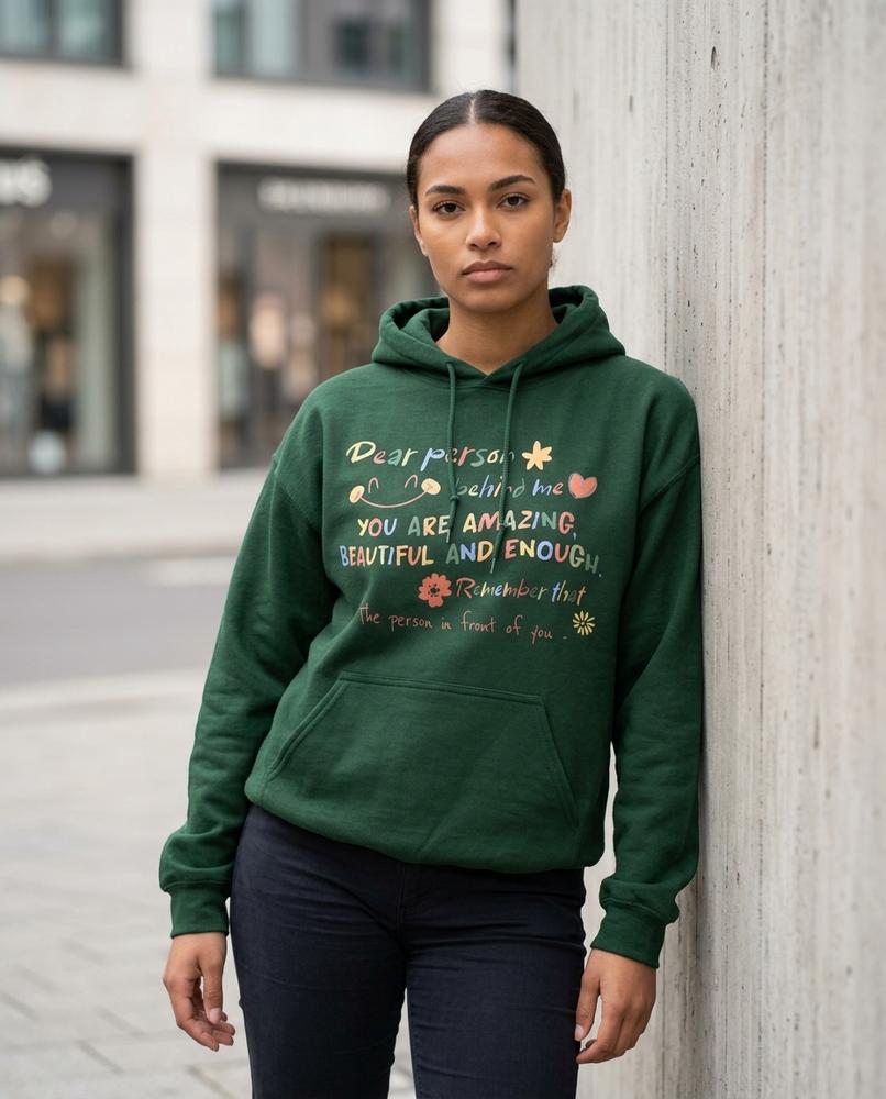 Statement Street - Samer | Weit Geschnittener Bedruckter Hoodie Unisex