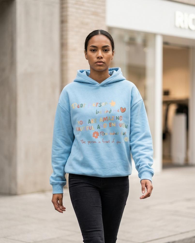 Statement Street - Samer | Weit Geschnittener Bedruckter Hoodie Unisex