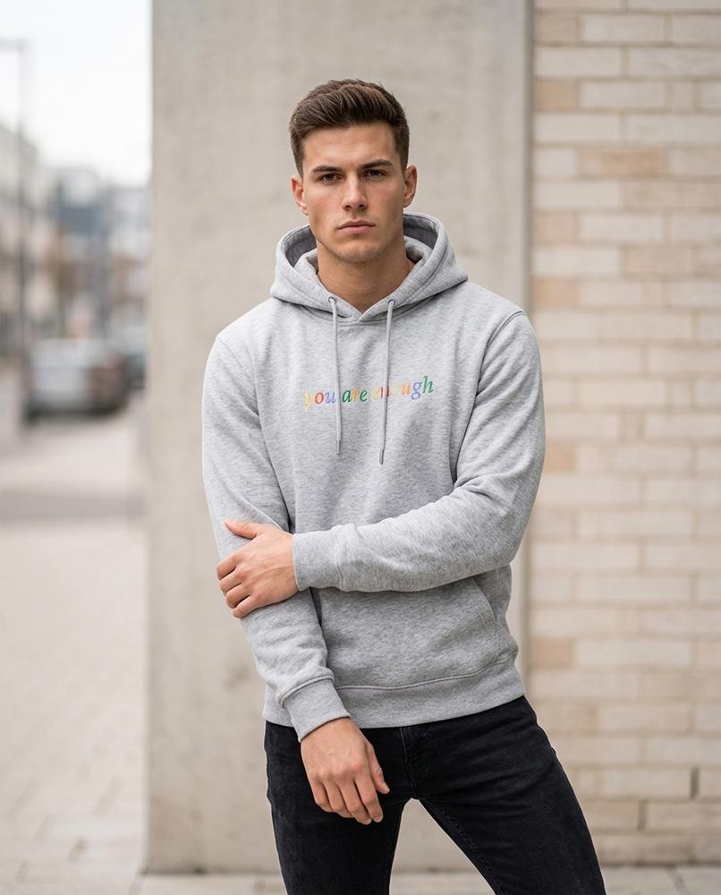 Statement Street - Samer | Weit Geschnittener Bedruckter Hoodie Unisex