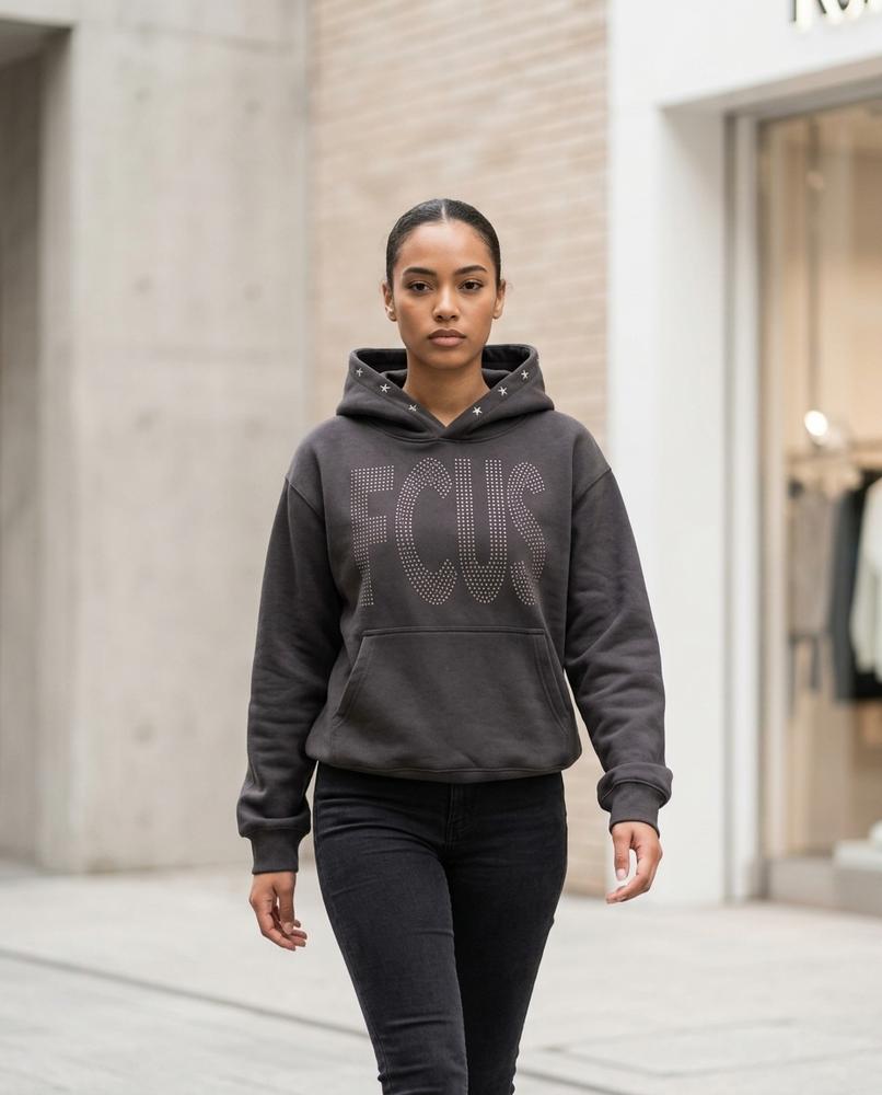 Statement Street - Alzan | Nietenbesetzt Oversized Hoodie Unisex