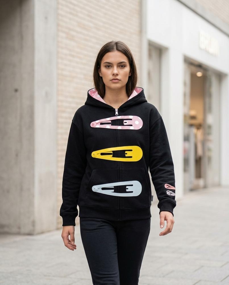 Statement Street - Loron | Applizierter Gefütterter Hoodie Unisex