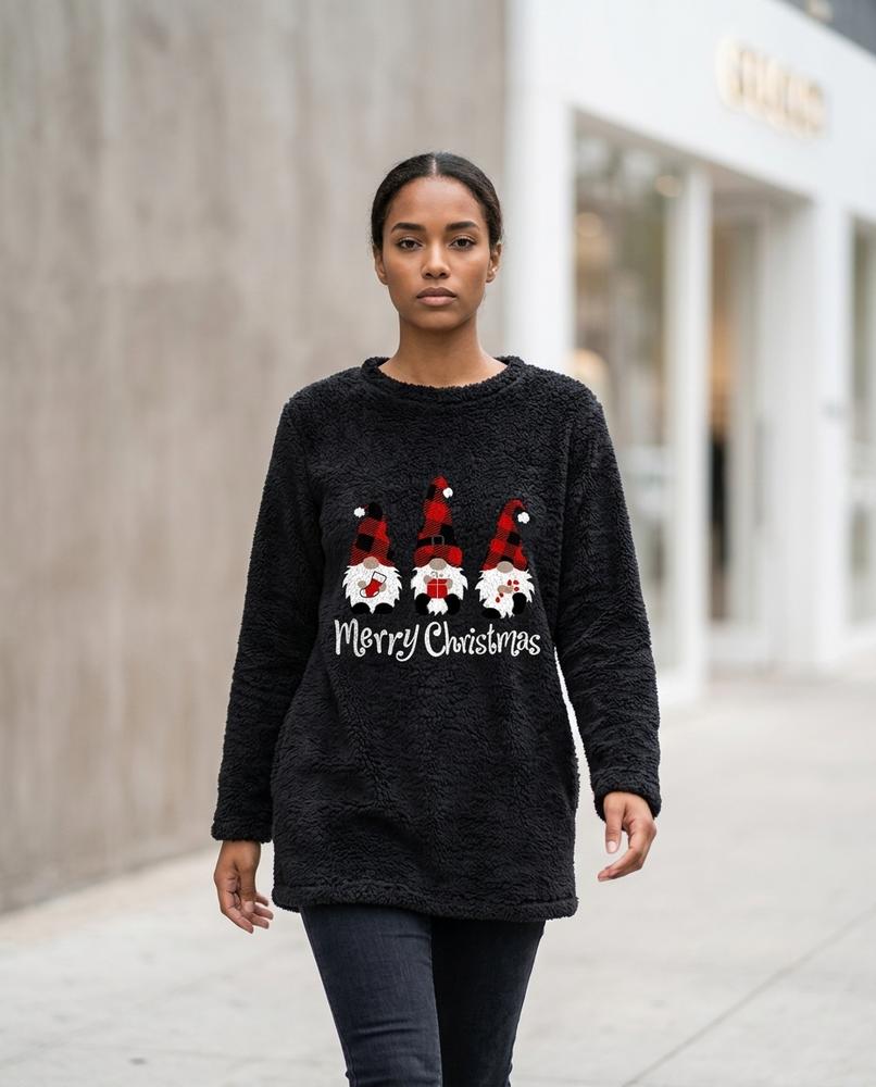 Statement Street - Rilom | Langärmlige Flauschige Tunika Damen
