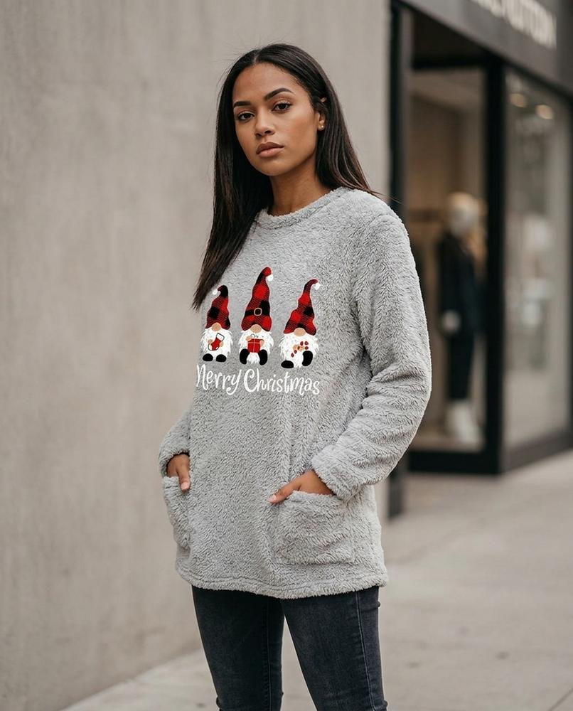 Statement Street - Rilom | Langärmlige Flauschige Tunika Damen
