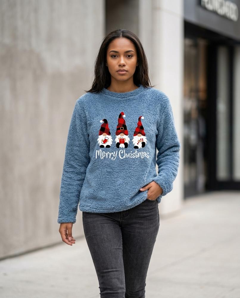 Statement Street - Rilom | Langärmlige Flauschige Tunika Damen