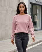 Statement Street - Vikok | Gerippt Langärmlig Pullover Damen