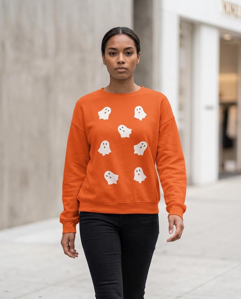 Statement Street - Timor | Gemustert Rundhals Sweatshirt Damen