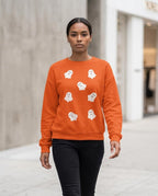 Statement Street - Timor | Gemustert Rundhals Sweatshirt Damen