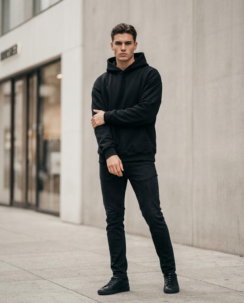 Statement Street - Elmon | Oversized Langärmlig Hoodie Unisex