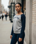 Statement Street - Rilev | Zweifarbig Bedruckt Sweatshirt Damen