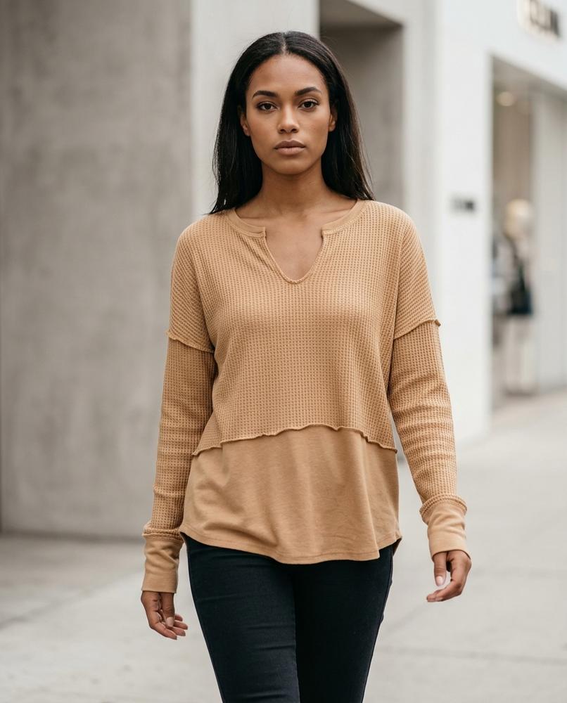 Statement Street - Raver | Gekerbt Strukturiert Pullover Damen