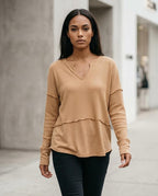 Statement Street - Raver | Gekerbt Strukturiert Pullover Damen