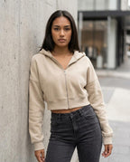 Statement Street - Elron | Kurzer Langärmliger Hoodie Damen