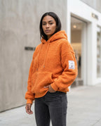 Statement Street - Letir | Plüschiger Lockerer Hoodie Damen