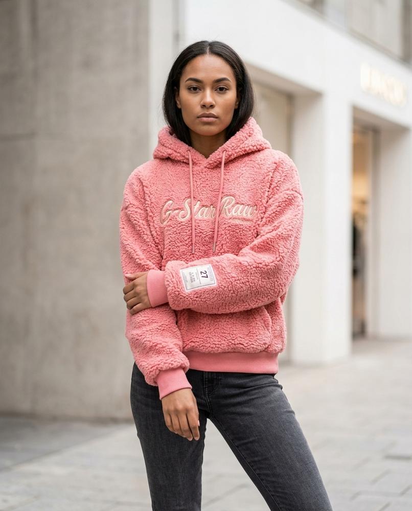 Statement Street - Letir | Plüschiger Lockerer Hoodie Damen