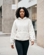 Statement Street - Letir | Plüschiger Lockerer Hoodie Damen