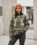 Statement Street - Cadar | Gemustert Gestrickt Pullover Damen