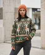 Statement Street - Cadar | Gemustert Gestrickt Pullover Damen