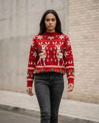 Statement Street - Cadar | Gemustert Gestrickt Pullover Damen