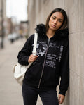 Statement Street - Zeken | Bedruckt Fellbesetzt Hoodie Unisex