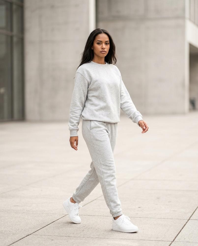 Statement Street - Elrev | Schulterfreies Langärmliges Sweatshirt Damen