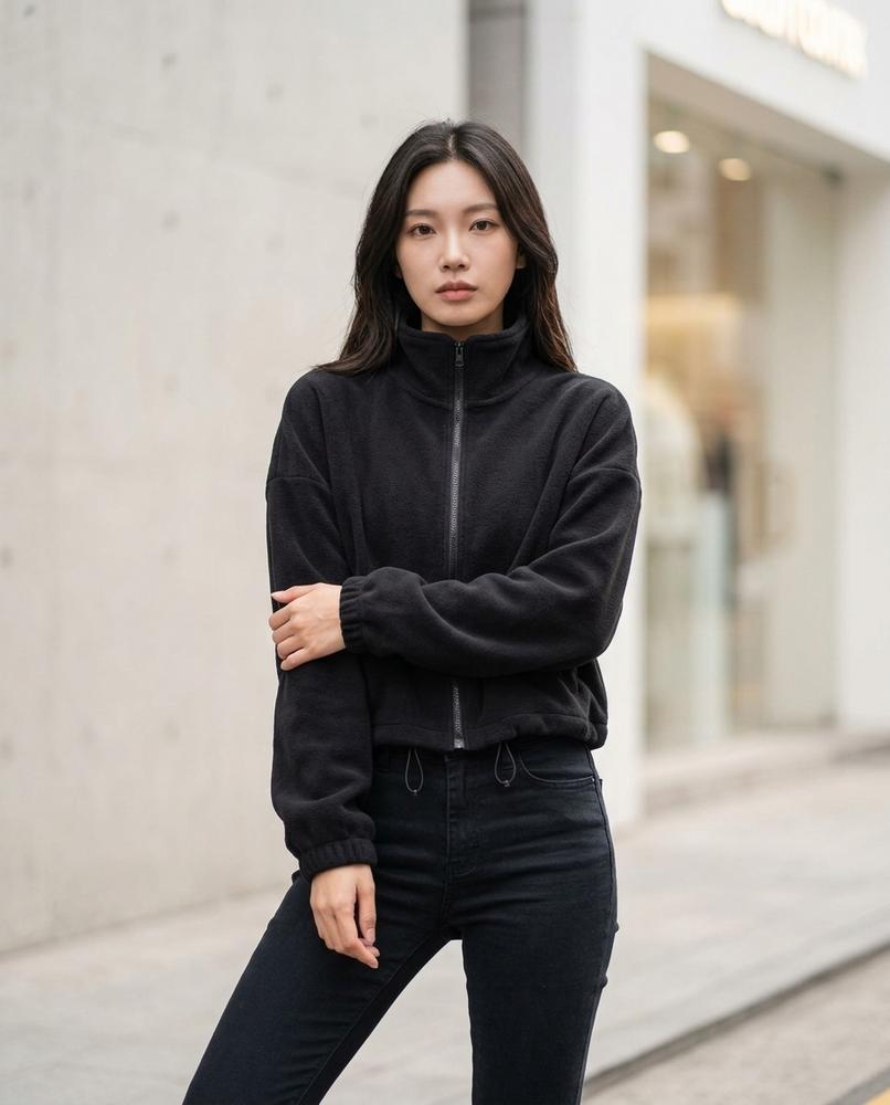 Statement Street - Caver | Kurzgeschnittene Hochgeschlossene Jacke Damen
