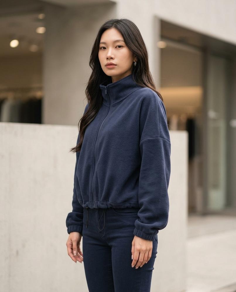 Statement Street - Caver | Kurzgeschnittene Hochgeschlossene Jacke Damen