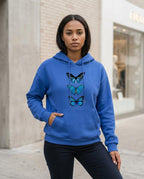 Statement Street - Coral | Langärmliger Bedruckter Hoodie Damen