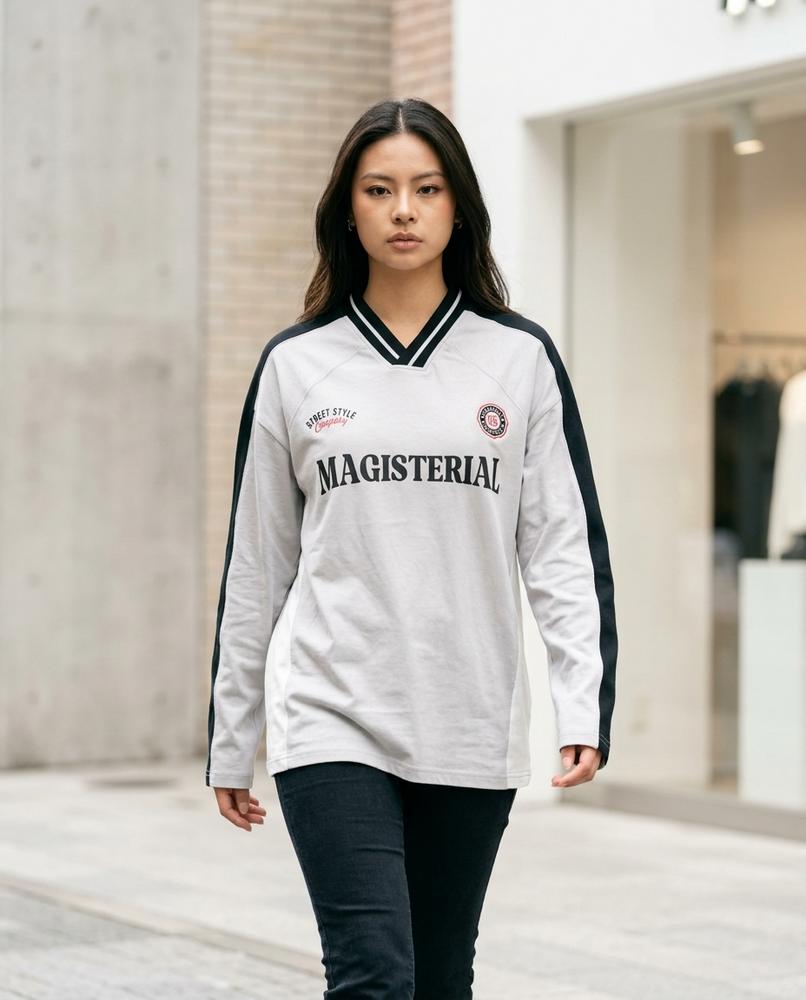 Statement Street - Arral | Langärmlig Locker Geschnitten Shirt Damen