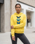 Statement Street - Coral | Langärmliger Bedruckter Hoodie Damen